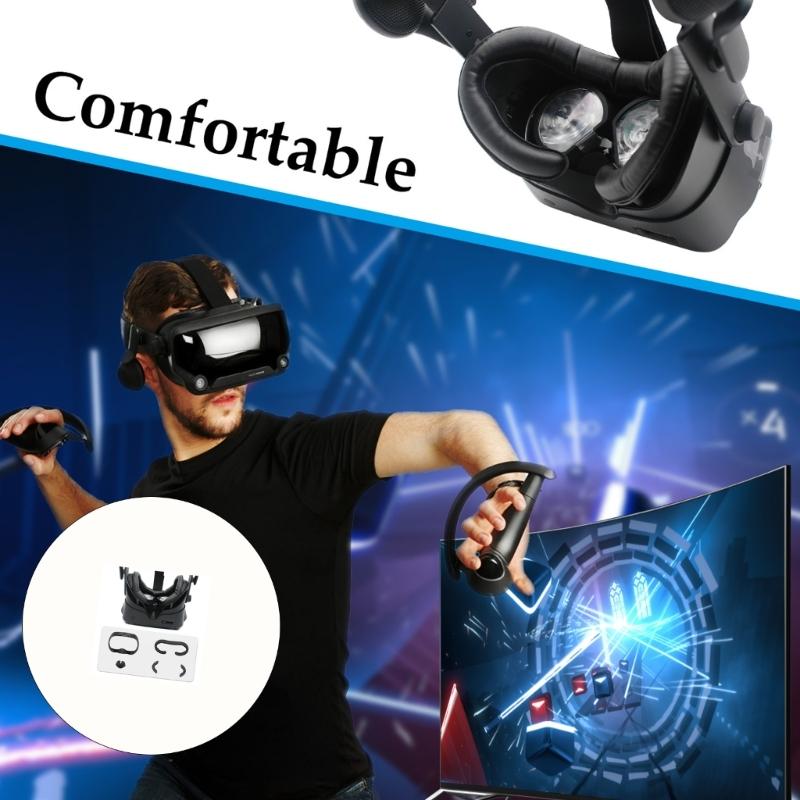 Quick Release VR Face Pad Kit Featuring Breathable PU Cover And Washable Sponge Padding