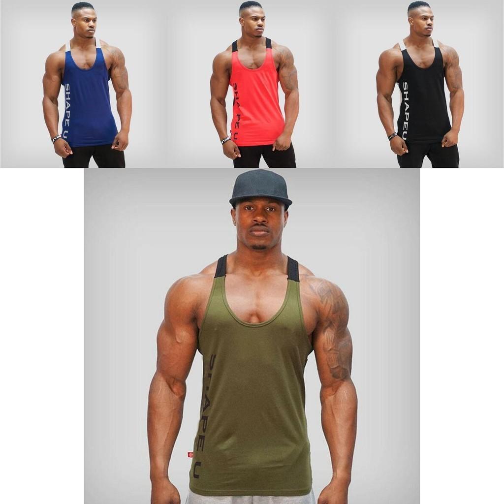Premium Quality Gym Men's Muscle Sleeveless Tank Top Tee Shirt For Bodybuilding