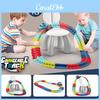 Magisches Schwerelosigkeits-Autobahn-Spielset mit LED-Rennwagen und im Dunkeln leuchtenden Regenbogen-Schienen Perfektes Geschenk für Kinder!