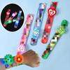 5/10PCS Glowing Toy Slap Bracelets Toy Night Treat Kids Gifts Favor Birthday Party Surprises Carnival Guests Children Giveaways