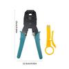 Professional Modular Connector Crimping Tool With Wire Stripper And Cable Cutter For Ethernet Networking Telecom Cables