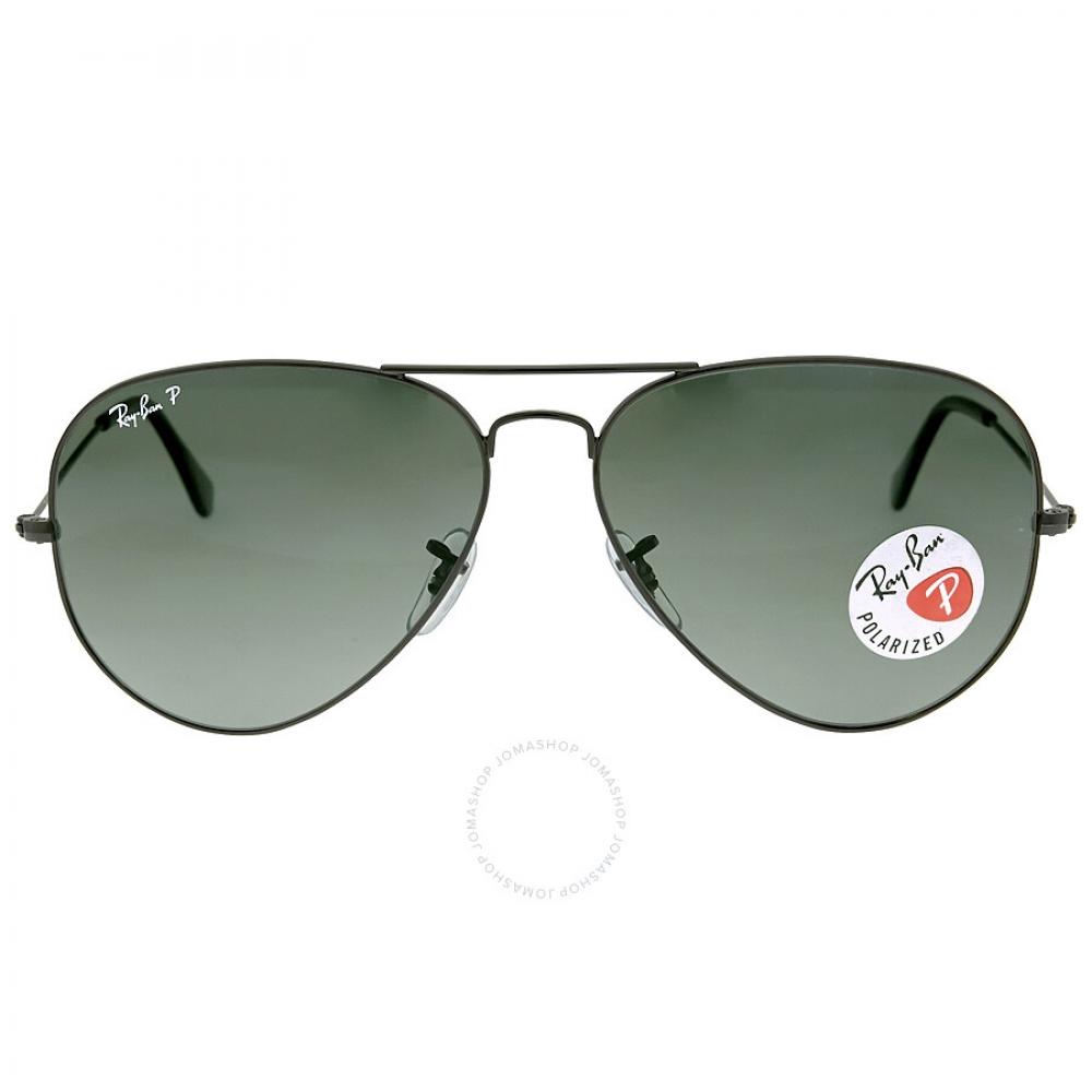

Ray Ban Aviator Classic Polarized Green Unisex Sunglasses RB3025 002 58 62