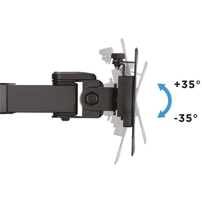 Bras pour écran double - LOGILINK - 17-32 pouces - 380mm - Noir - Support réglable