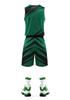 Uniforme de Treino de Basquete para Adulto e Jovem - Camisa de Secagem Rápida com Estampa Personalizada para Competições de Equipe