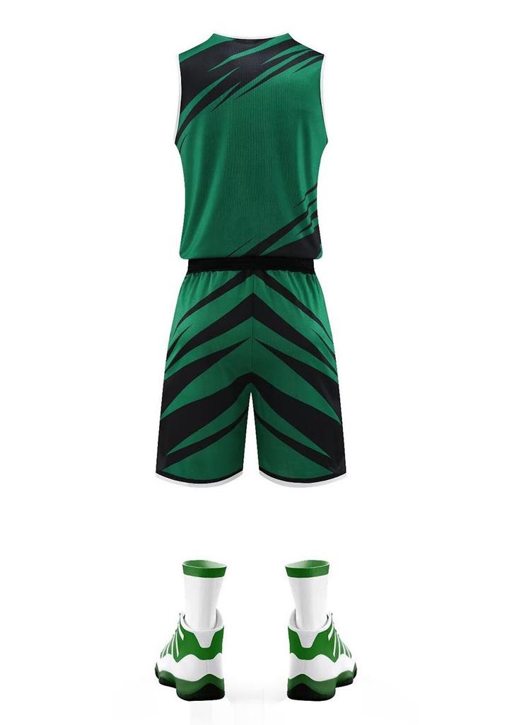 Uniforme de Treino de Basquete para Adulto e Jovem - Camisa de Secagem Rápida com Estampa Personalizada para Competições de Equipe
