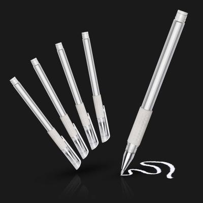 Temporary Markers For Skin Portable Scribe Pen White Scribe Pen Position Mapping Mark Tool Washable Body Art Supply Tool