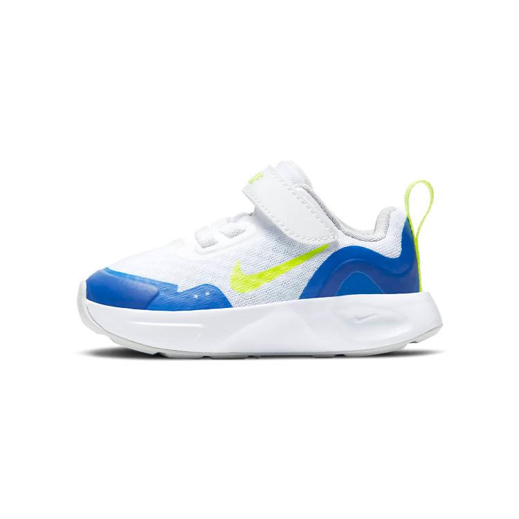 

Nike Wearallday Slip Resistant Cushioning Abrasion Resistant Breathable Low top Toddler Shoes White Green Blue CJ3818-104 23.5