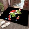 Grinch Christmas Doormat Non-Slip Floor Mat Entryway Hallway Living Room Holiday Decor Square Washable Rug