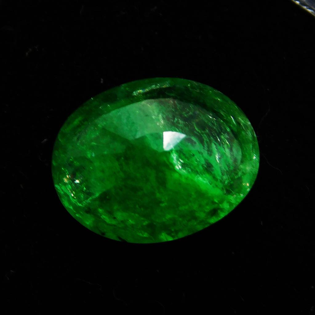 6 Ct Green CERTIFIED Ring Size Loose Gemstone Natural Colombian Emerald Oval Cut A-3366