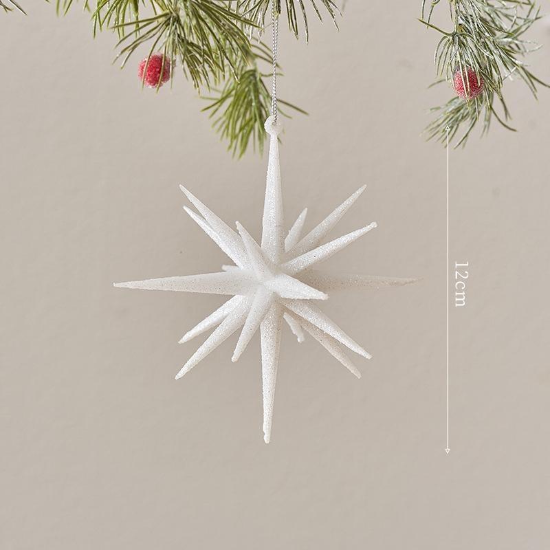 Gold Exploding Star Hanging Ornament Christmas Tree Pendants 2026 Christmas Home Decoration 2026 New Year Party Gifts