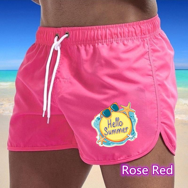 BBK-80 Summer New Men's Quick-Drying Swim Trunks Sports Pants Swimwear Beach Shorts Jogging Shorts Sports Creative Basketball Print