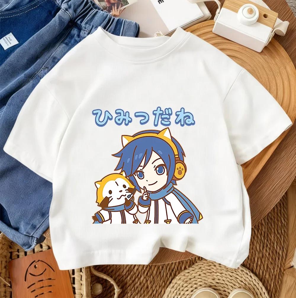 Fashion Children T Shirt Hatsune Miku Cute Kawaii Design Boys Girls Summer Street Style Crew Neck Outfit 314 Years