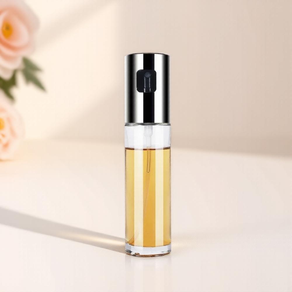 

Portable Refillable Oil Sprayer Dispenser Kitchen BBQ Cooking Seasoning Tool Essential Oil Bottle серебряный