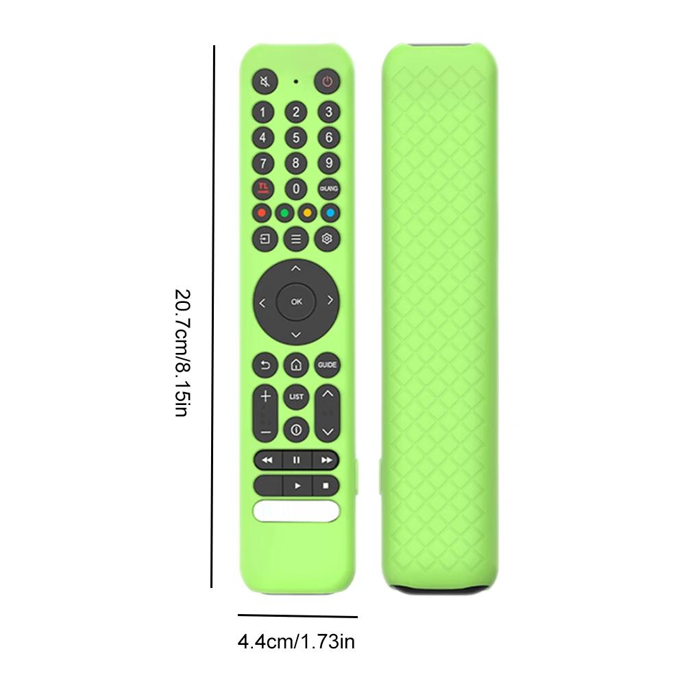 Silicone Remote Case for TCL RC716/RC833 GUB1 TV Remote Control Case Shockproof Remote Protective Case Anti-Drop Silicone Sleeve