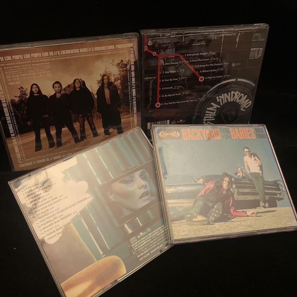 [USED] BACKYARD BABIES Best Album Set of 4