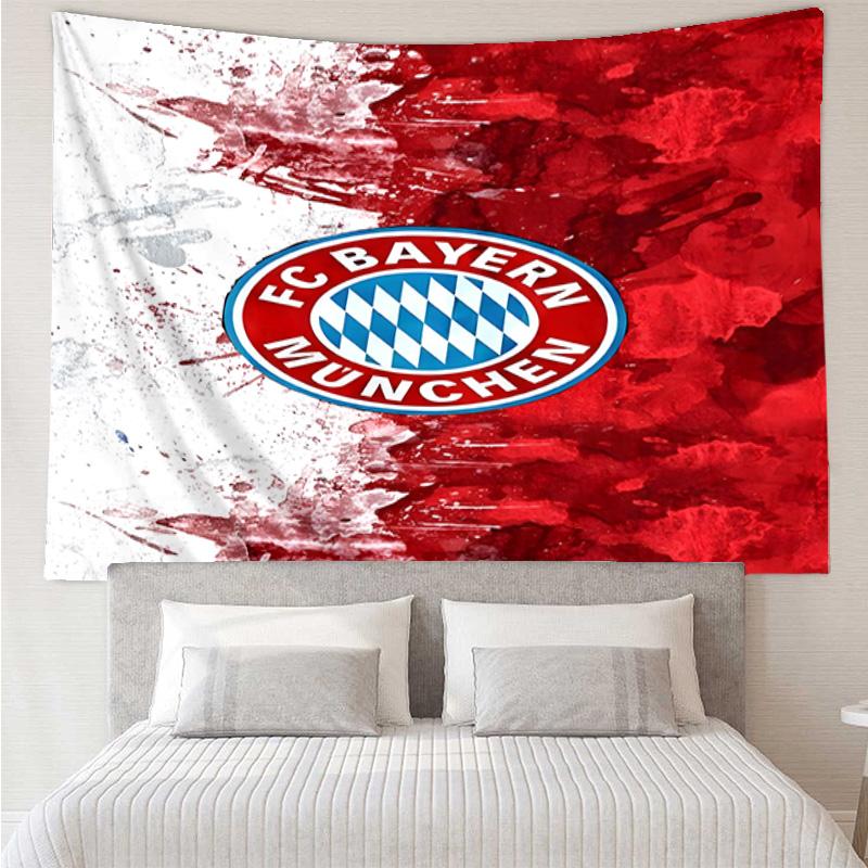 1PC Munich FC Artwork Printed Tapestry Room Decoration Wall Hanging for Living Room Bedroom, dormitory, Birthday and Christmas gifts