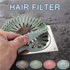 Attrape-cheveux pour évacuation en silicone avec ventouse Filtre à cheveux pour bonde de douche et de baignoire Passoire d'évier Accessoires de salle de bain