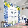 2pcs 2D flat printing Curtain She Found Her Main Squeeze_a Polyester Without Electricity Festive Holiday Use for Holiday Decor