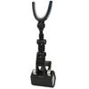 Plastic Portable Luminous Head 360 degrees  Rotating Fishing Rod Bracket Holder Back Hanging Stand