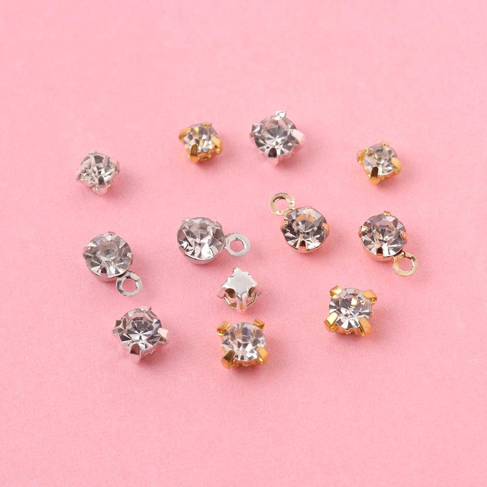 Decoration Bags Shoes Accessories DIY Doll Clothes Rhinestone Buckles Necklace Buttons Mini Button