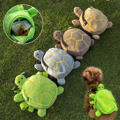 Zaino per Cani a Forma di Tartaruga - Borsa Trasportino per Animali Domestici ad Alta Capacità per Cani Piccoli, Morbido e Portatile, Zaino per Cuccioli con Regolabile