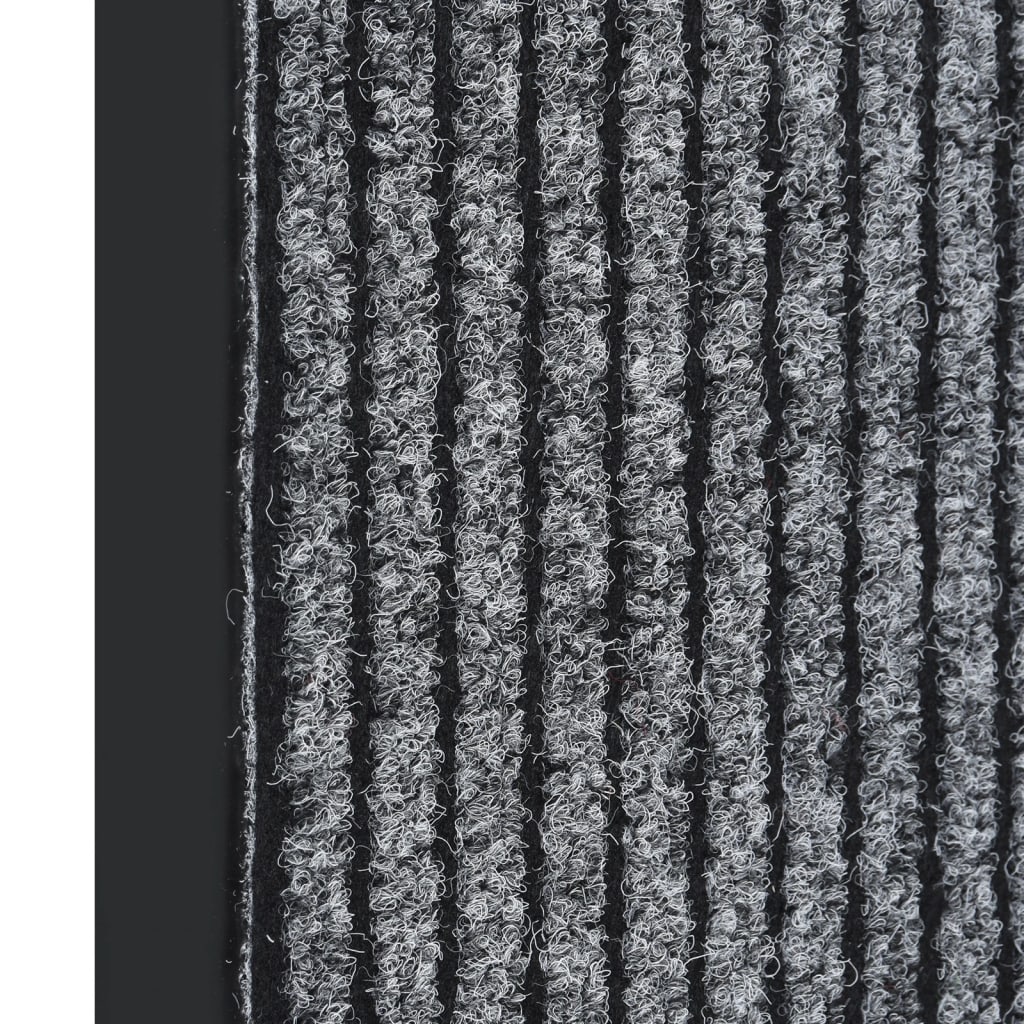 Doormat Grey Striped 40x60 cm