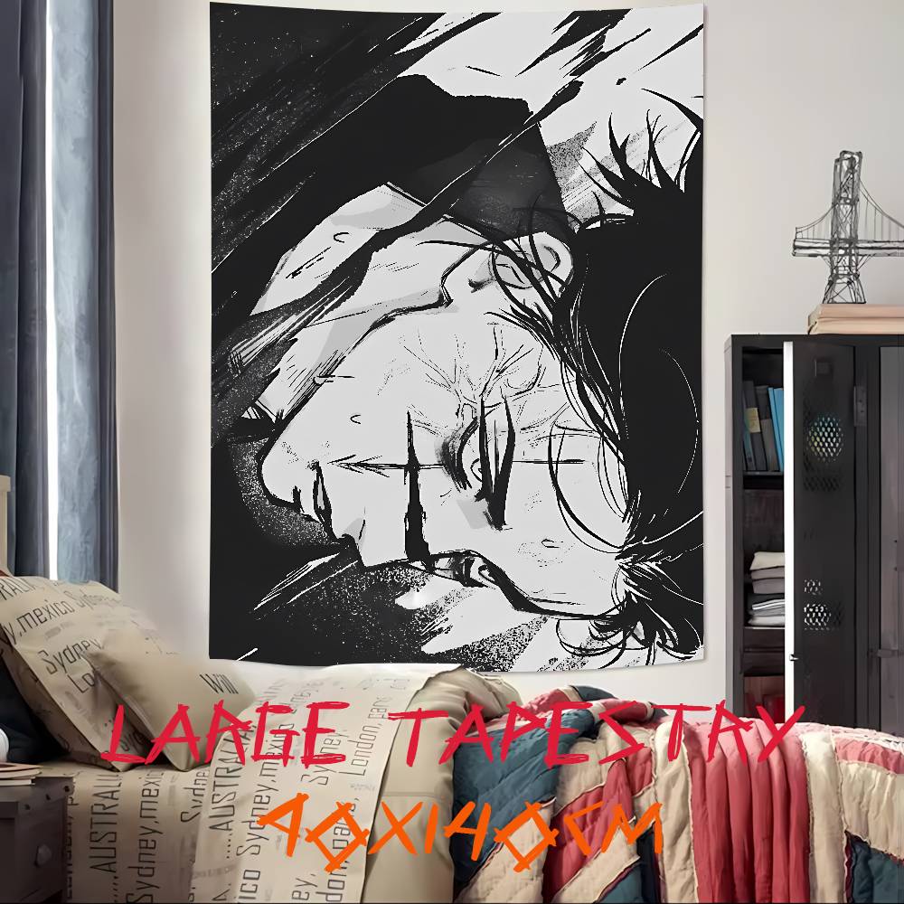 Popular Anime Cool Choso Tapestry Decoration Bedroom Dormitory Background Cloth Holiday Home Party Living Room Club Tapestry