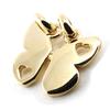 Les Trésors De Lily [J2055] - Gold Plated 'Butterfly' Pendant (breakable) - 15x14 Mm