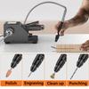 Automatic Knife Sharpener Portable Household Cutter Grinder Electric Belt Sander Grinding Wheel Machine Quick Sharping Tools