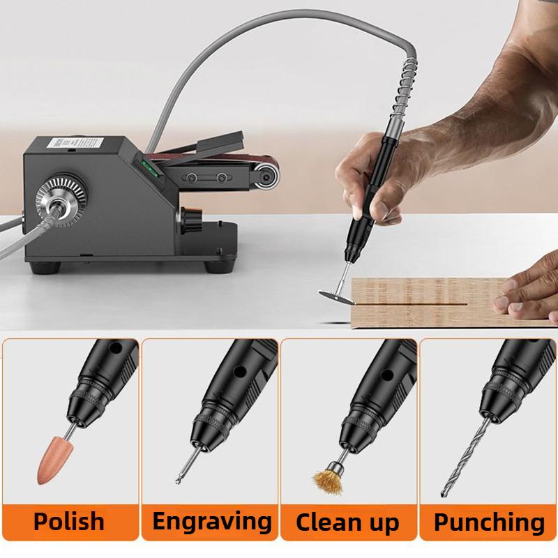 Automatic Knife Sharpener Portable Household Cutter Grinder Electric Belt Sander Grinding Wheel Machine Quick Sharping Tools