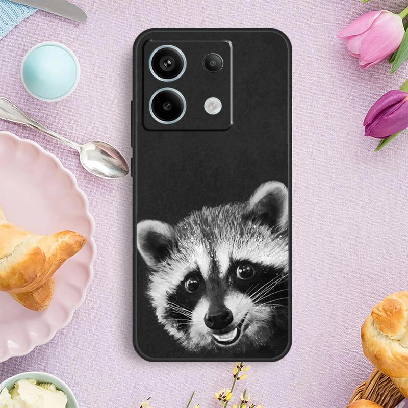 

Cute Raccoon Case For Xiaomi Redmi Note 14 10 11 12 13 15 Pro Plus Cover For Redmi 15C 15 14C 10C 12C 13C Redmi Note 12 4G