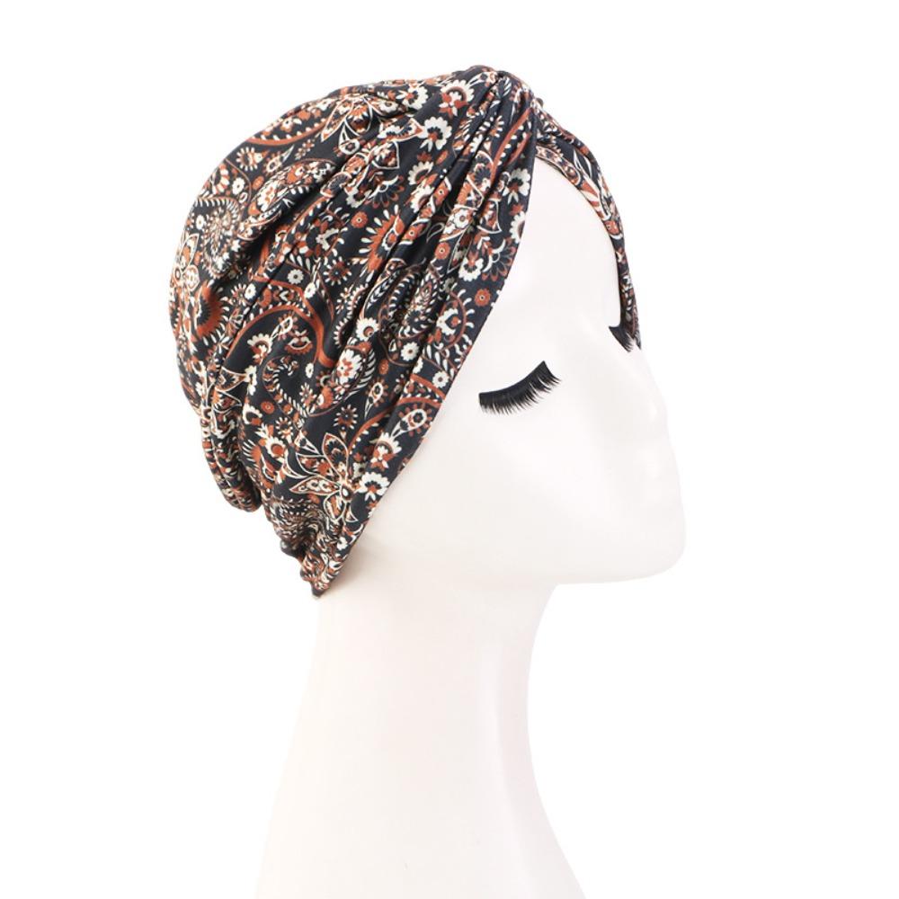 Breathable Hijab Scarf Elastic African Islamic Hair Loss Hat  Chemo Islamic Arab Cap Hat