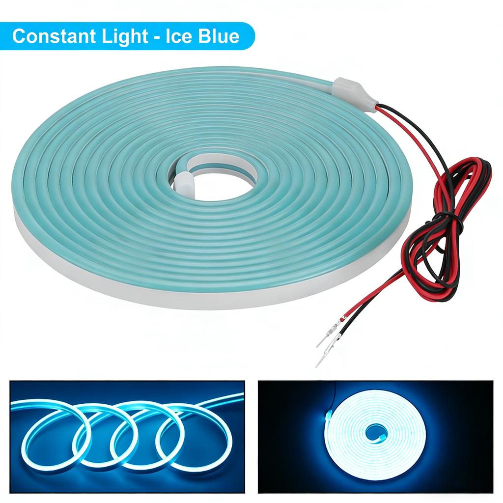 Car LED Trunk Lighting Lights Dynamic Flowing Flexible Light Strip Scanning Atmosphere Lamp Waterproof for Car light Accessories
