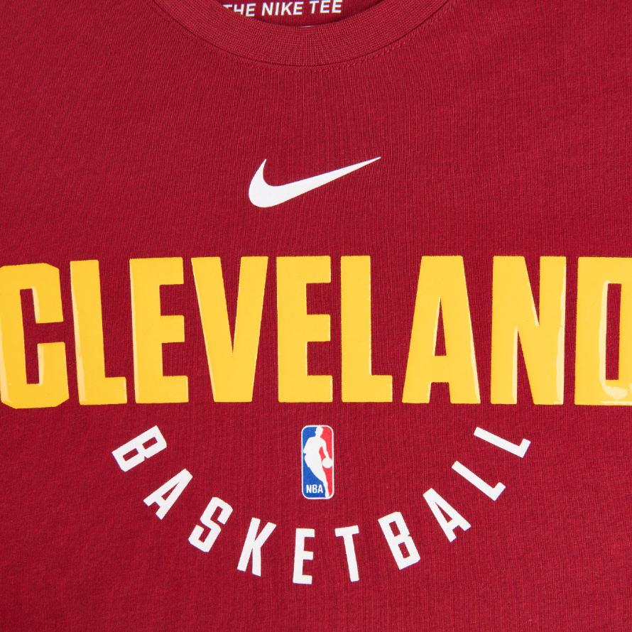 Nike Dri-Fit T-Shirt NBA Cleveland Cavaliers Fashion Comfortable Versatile Soft Skin-Friendly Short Sleeve Kids Tops 3Z2B711R1-CAV