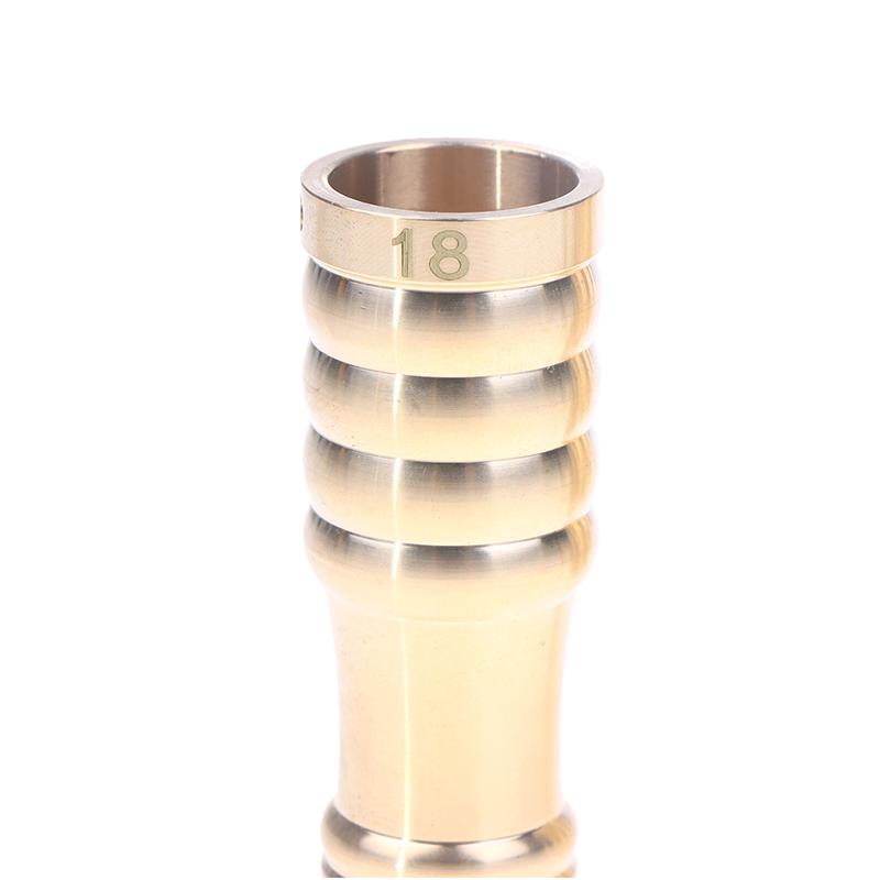 1ks 10/16/18/20/25 Mosazná koncovka hole s protiskluzovou gumovou podložkou pro turistickou hůl, nohu židle, náhrada nožiček