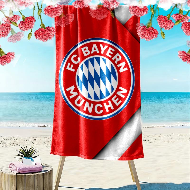 Bayern Munich Football Glory beach towel beach Portable for travel seaside quickdrying swim towel Absorbent bath towel Comfort