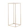 Wedding Flower Stand, 10PCS 60cm Column Flower Stand, Floral Stands with Acrylic Laminate, Gold Rectangular Floral Display Rack for Wedding, Party,