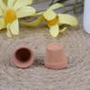 12Pcs Dollhouse 1:12 Miniature Flower Pot Handmade Red Clay Pot Garden Home