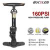 BUCKLOS 160PSI Bike Pumps Schrader/Presta Bicycle Tire Valve Pump Inflator High-Pressure Gauge Tire Inflator for Motorcycle