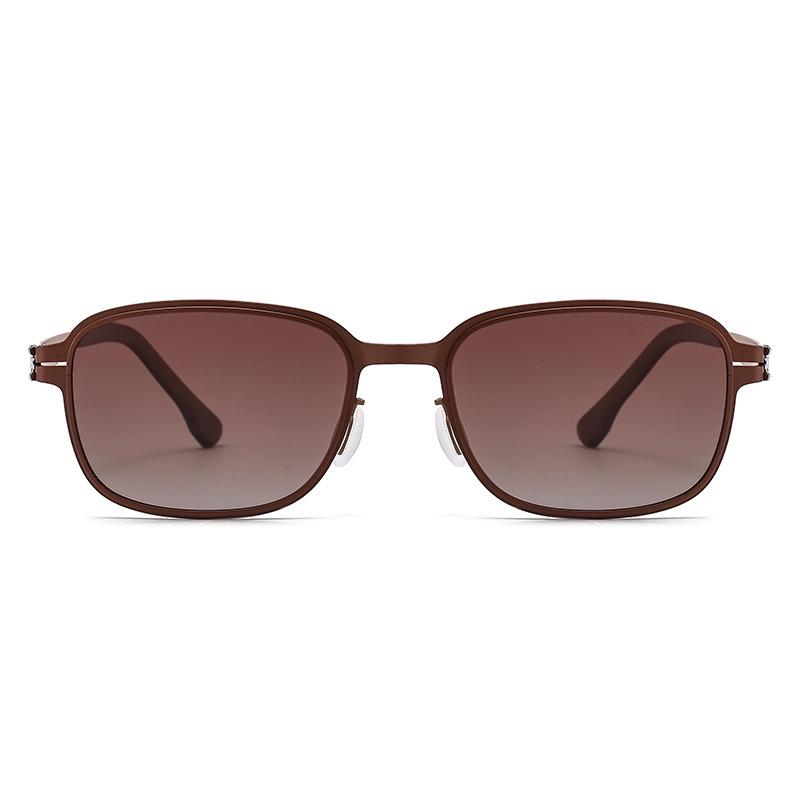 Trendy Two-Tone Retro Sunglasses - Fashionable Unisex Outdoor Metal Glasses