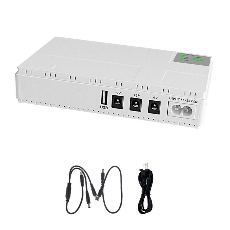 10400mAh I Portable UPS 5V/9V/12V Uninterruptible Power Supply For WiFi Router Large Capacity Backup Power Adapter