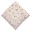 Jill Stuart Silk Print Petite Scarf 60109002 Gray Floral 100 58cm Small Square Neck Bag Handle Accessory Women
