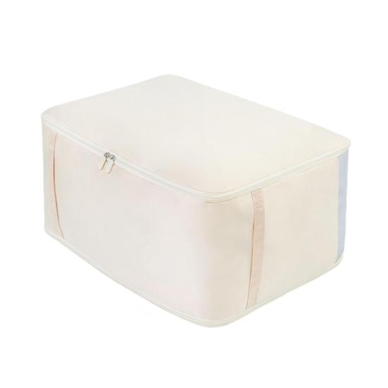 Self Compression Comforter Bag Large Capacity Quilt Storage Bag Washable Wardrobe Organizer with Mesh Viewing Window for Clothes Blankets Sweaters