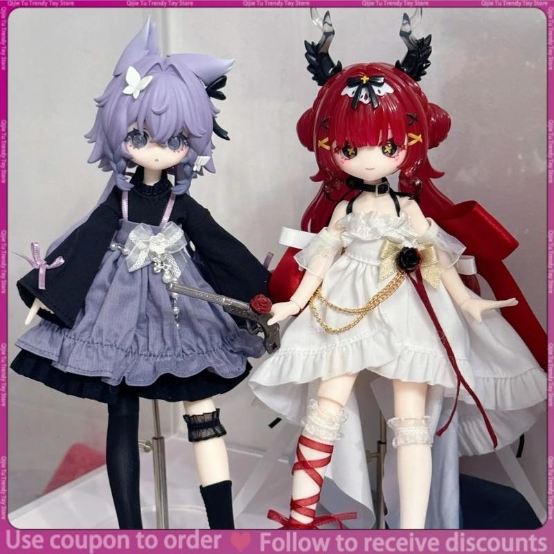 Genuine Meki Final Blessing Series 18 Bjd Blind Box Action Figure Dolls Mystery Box Cute Gift Desktop Ornament Cartoon Model