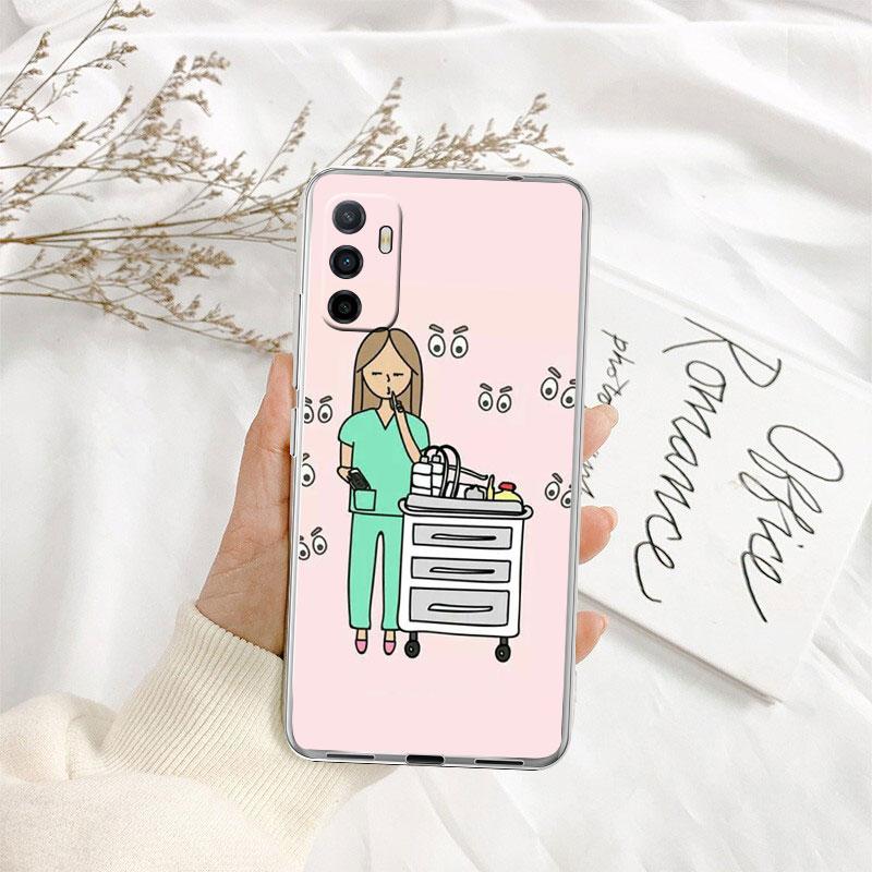 Doctor Nurse Transparent Phone Case for Motorola Moto Edge 20 30 40 50 S30 Fusion Ultra Pro Neo Lite + G200 G23