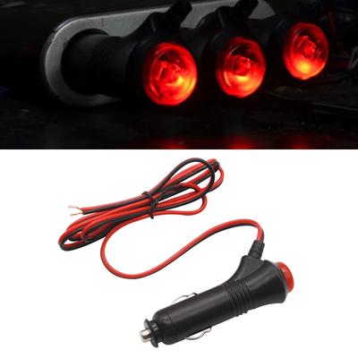 12V 24V Stecker Buchse für Auto Motorrad mit Ein/Aus-Schalter 1m/3m Universeller Steckverbinder Schalter