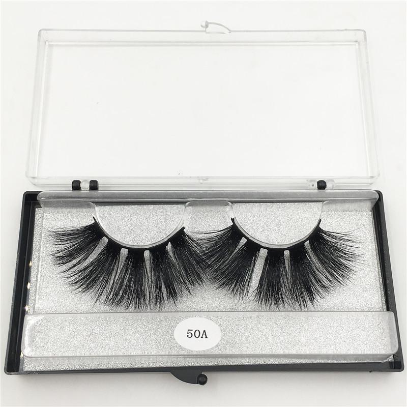 RED SIREN 1 Paar Wimpern Großhandel 100% Nerzhaar Falsche Wimpern Handgemacht 25mm Wimpern Dramatisch Dick Lang 3D Nerz Wimpern Make-up