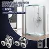 8Pcs 23mm Aluminum Alloy Top Shower Door Rollers Pulley Bathroom Sliding Glass Door Wheels Sliding Door Wheels Rollers Bathroom