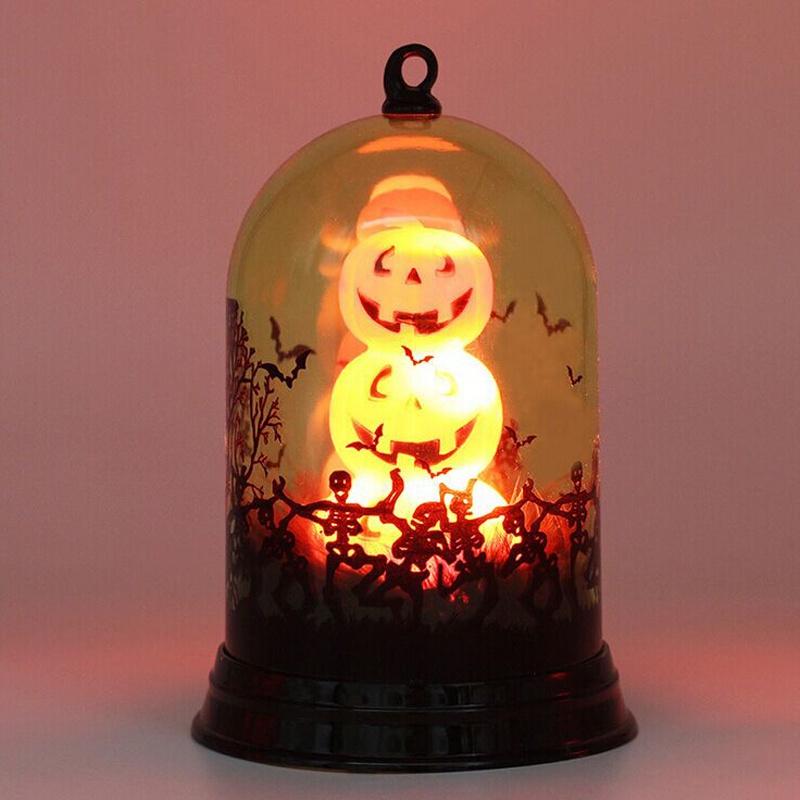 Halloween Christmas Pumpkin Witch Night Led Light Lamp Decoration Party Holiday