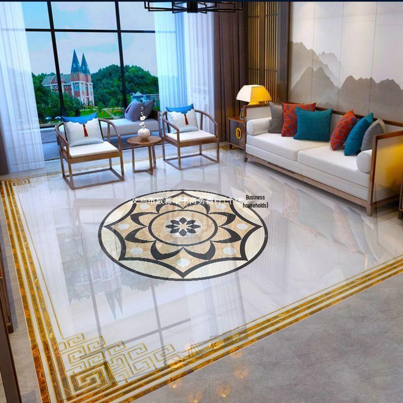 Vodotěsné protiskluzové samolepicí nálepky na parketové dlaždice pro dekoraci obývacího pokoje a předsíně